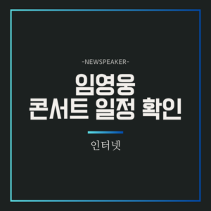 임영웅 콘서트 일정