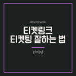 티켓링크 티켓팅