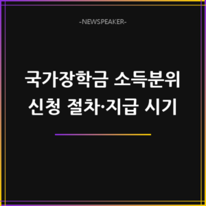 국가장학금 소득분위