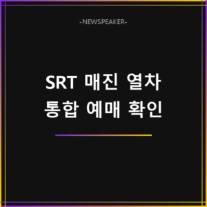 SRT 예약대기